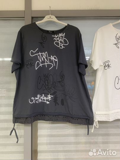 Футболка Блузка женская 52/54/56/58