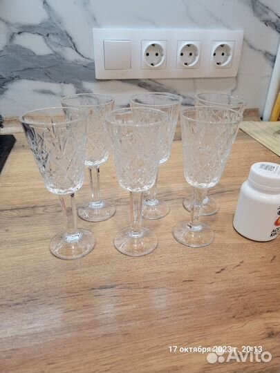 Хрустальные рюмки СССР