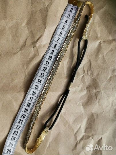 Ободок на резинке, греческая повязка