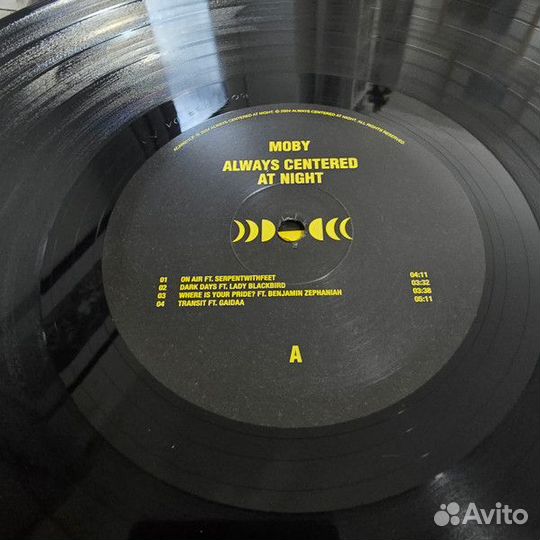 Moby - Always Centered AT Night Black Vinyl (AC