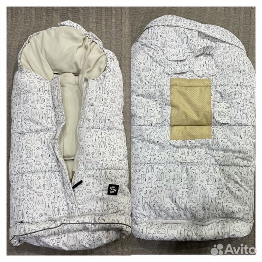 Конверт в коляску, санки зимний