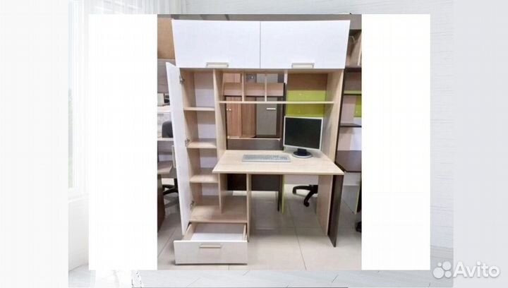 Компьютерный стол Квартет 11 Белый