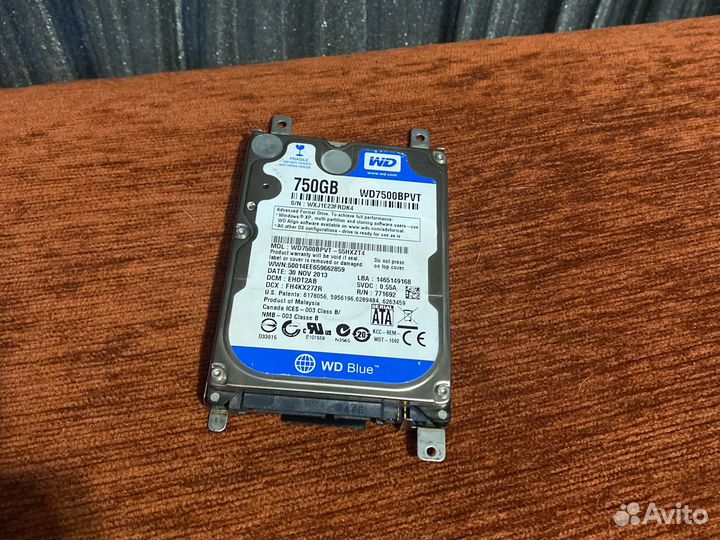Жесткий диск для ноутбука и пк 750 гб