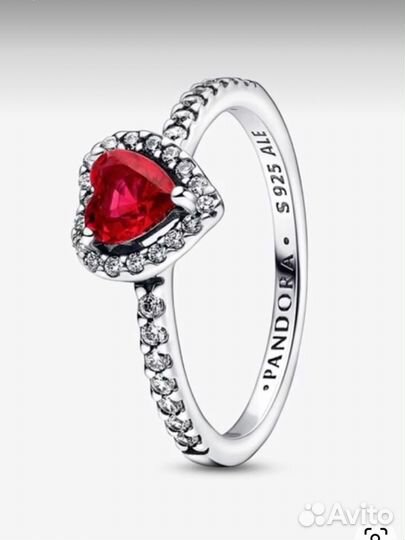 Кольцо Pandora серебряное 925 пробы