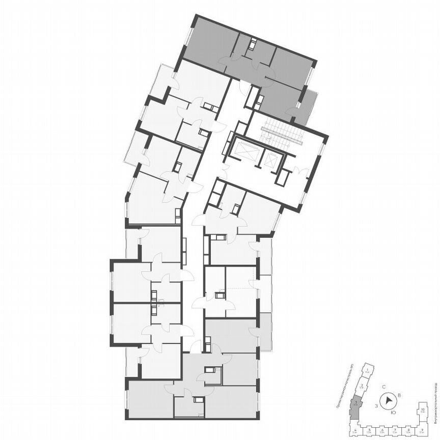 2-к. квартира, 51,7 м², 9/12 эт.