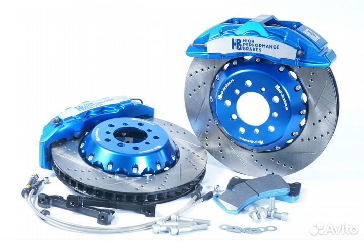 Тормозная система на Mercedes w203 R17 345 мм 6pot