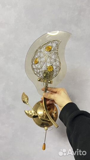 Настенный светильник бра бронза