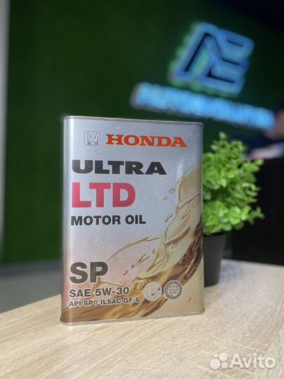 Масло моторное Honda Ultra LTD 5W-30 4л