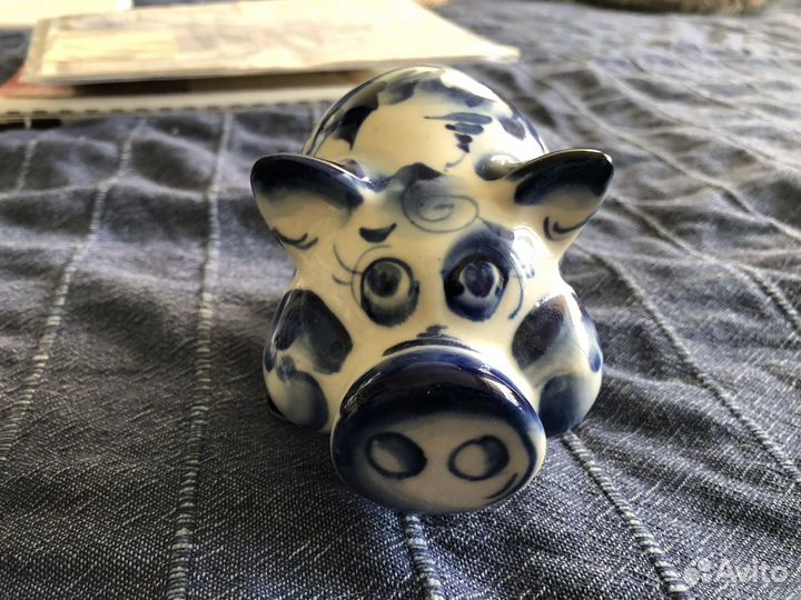 Фигурки гжель поросята