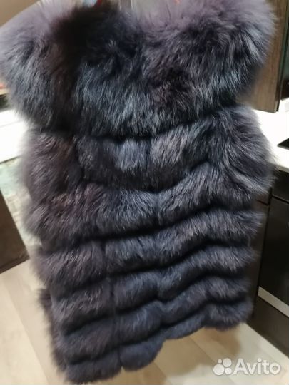 Жилетка меховая натуральная