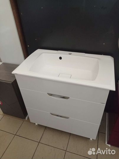 Тумба с раковиной 80см в ванную