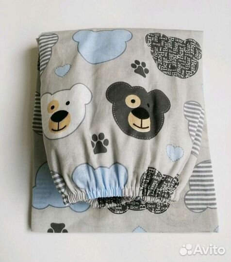 Простыня на резинке детская