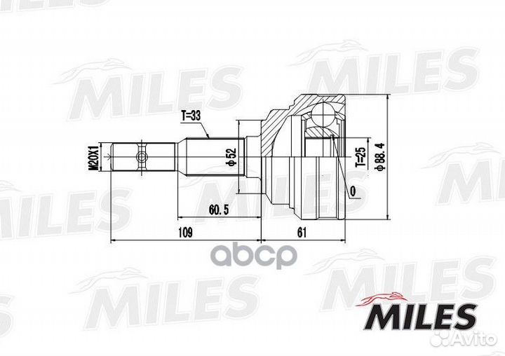 GA20350 GA20350 Miles
