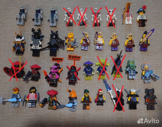 Lego Минифигурки Ninjago Ниндзяго