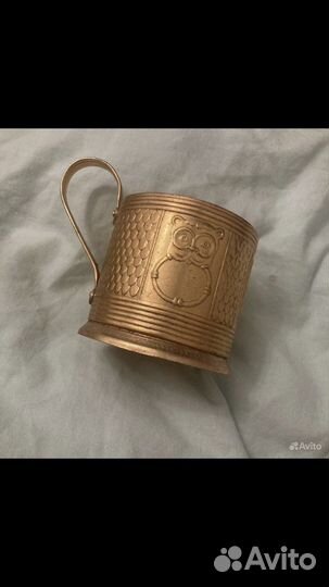 Подстаканник алюминий СССР винтаж