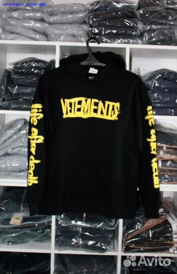 Худи Vetements oversize black (Арт.74962)