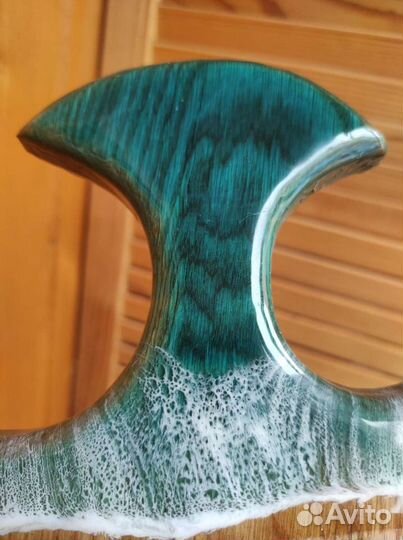 Доска разделочная/доска сервировочная 30*19см море