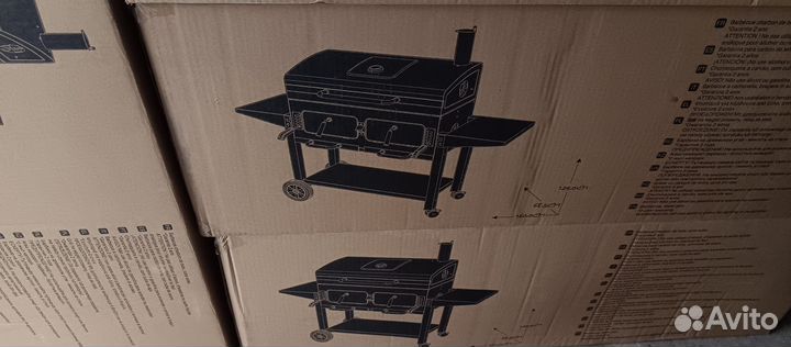 Гриль мангал Барбекю на углях King Size новый
