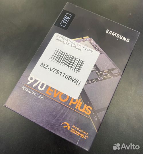 SSD Samsung 1 Tb 970 EVO Plus m.2