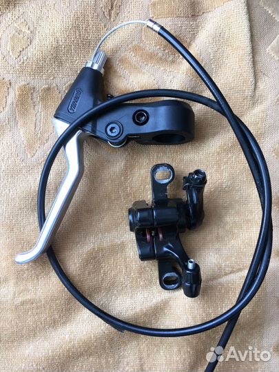 Тормоза(калипер + ручка с тросом) перед