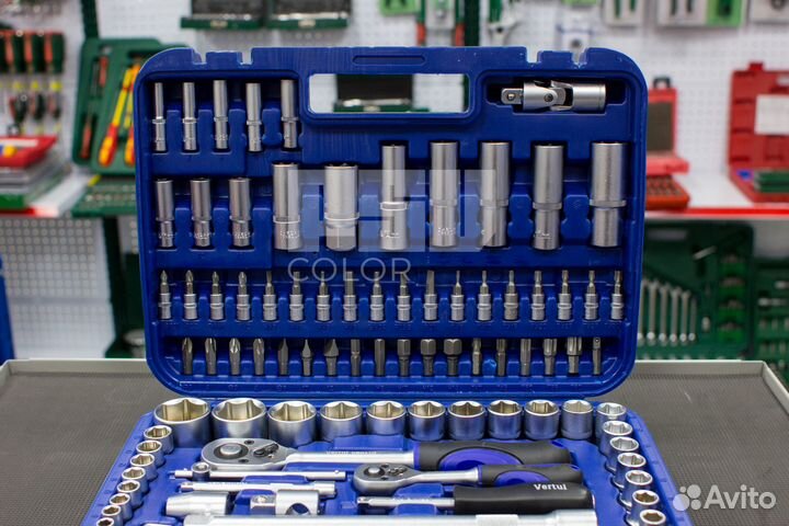 Набор инструментов 110 предметов 1/4