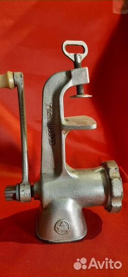 Мясорубка ручная СССР чугунная