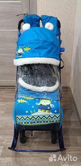 Санки-коляска nika 7-2Б