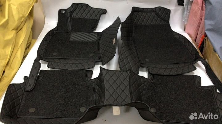 3D Коврики Range Rover Салон Багажник из Экокожи