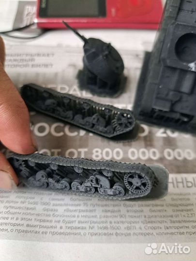 Модель танка Т-26 3Д-печать 3D-печать 1/72