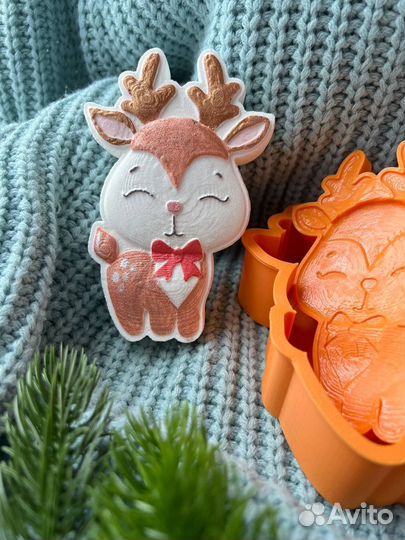 3d форма для бомбочек «Олененок»