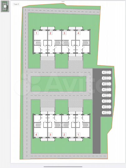 Таунхаус 210 м² на участке 2 сот.