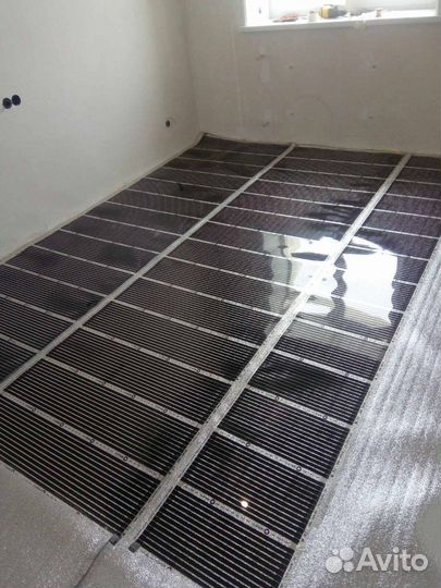 Пленочный инфракрасный тёплый пол под ламинат