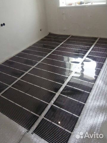 Пленочный инфракрасный тёплый пол под ламинат