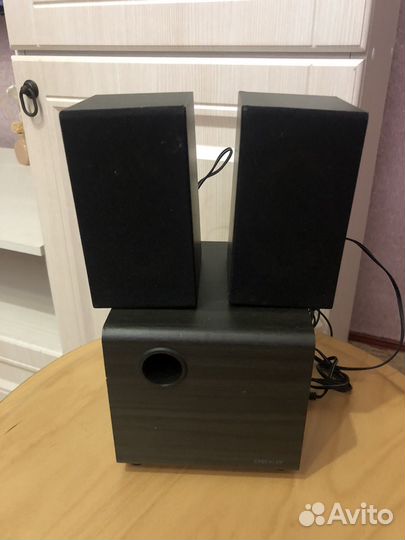Колонки для компьютера с сабвуфером dexp