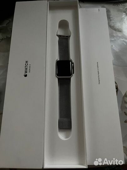 Apple watch serries 3 silver aluminium 38 mm