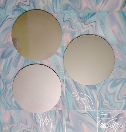 Зеркало прямоугольное, круглое