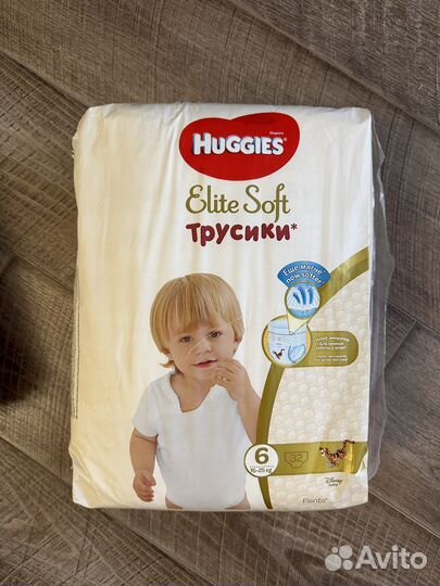 Подгузники хаггис elite soft 6