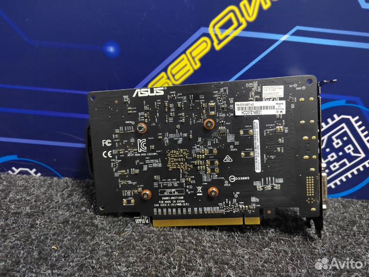 Видеокарта Asus GeForce GTX 1050 Ti Phoenix 4GB