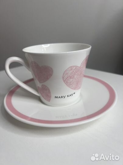 Чашка с блюдцем Mary Kay