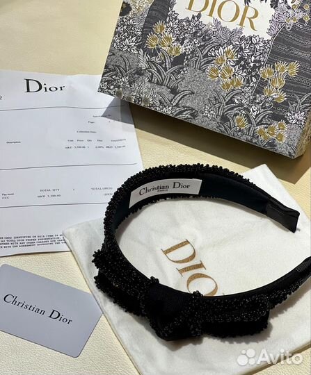 Роскошный ободок Dior