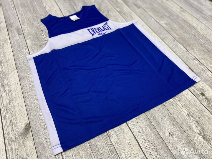 Майка боксерская Elite Everlast синяя