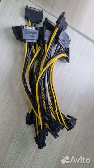 Переходники с SATA на 6pin