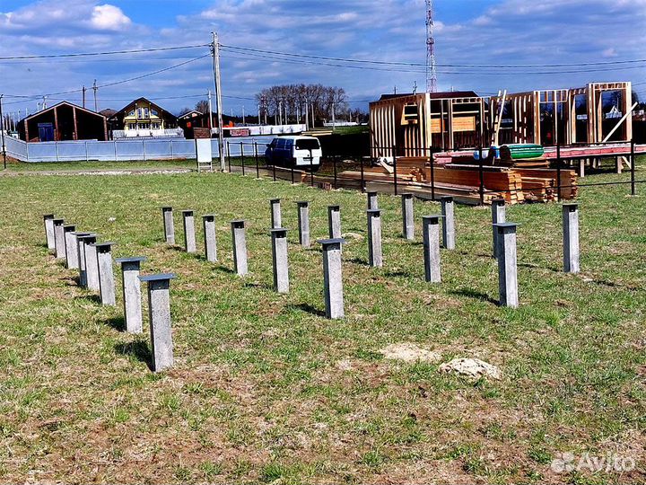 Железобетонные сваи. Свайный фундамент