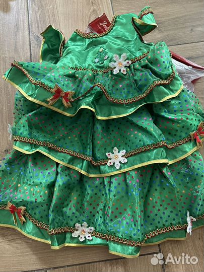 Костюм новогодний Елка 122-128