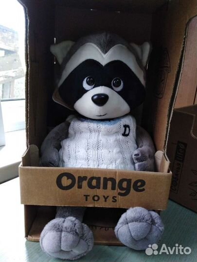 Мягкая игрушка Енотик Денни