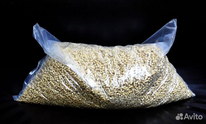 Топливные гранулы пеллеты, мешок 15 кг