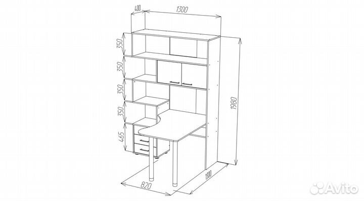 Компьютерный стол ск-53 угловой с замком (универса