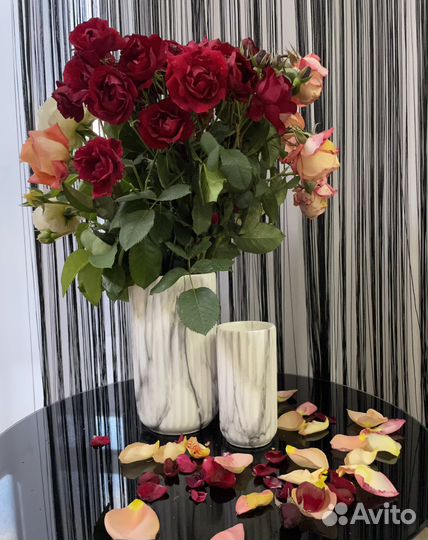 Ваза для цветов интерьерная настольная