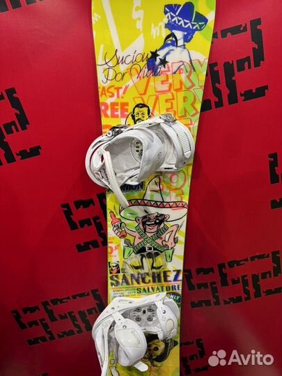 Сноуборд salomon с креплениями butron