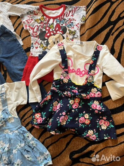 Вещи на девочку пакетом 80 размер